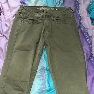 American eagle jeans green